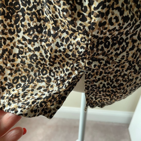 Animal print tank top with side slits - Picture 4 of 6